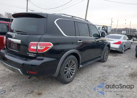 2018 Nissan Armada Platinum из США, поврежденный, VIN JN8AY2NFXJ9332437